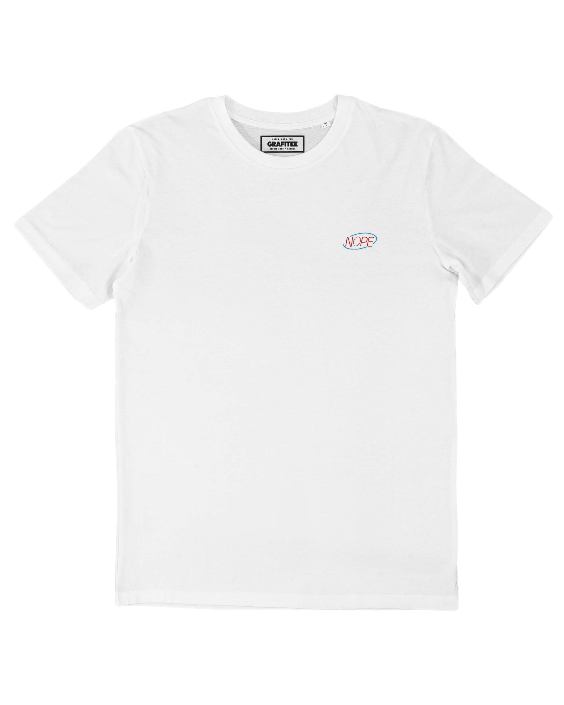 T-shirt ricamata Nope in cotone biologico