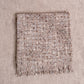 Sciarpa tweed con frange in viscosa