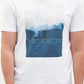 T-shirt bianca con stampa Rocky Stairs