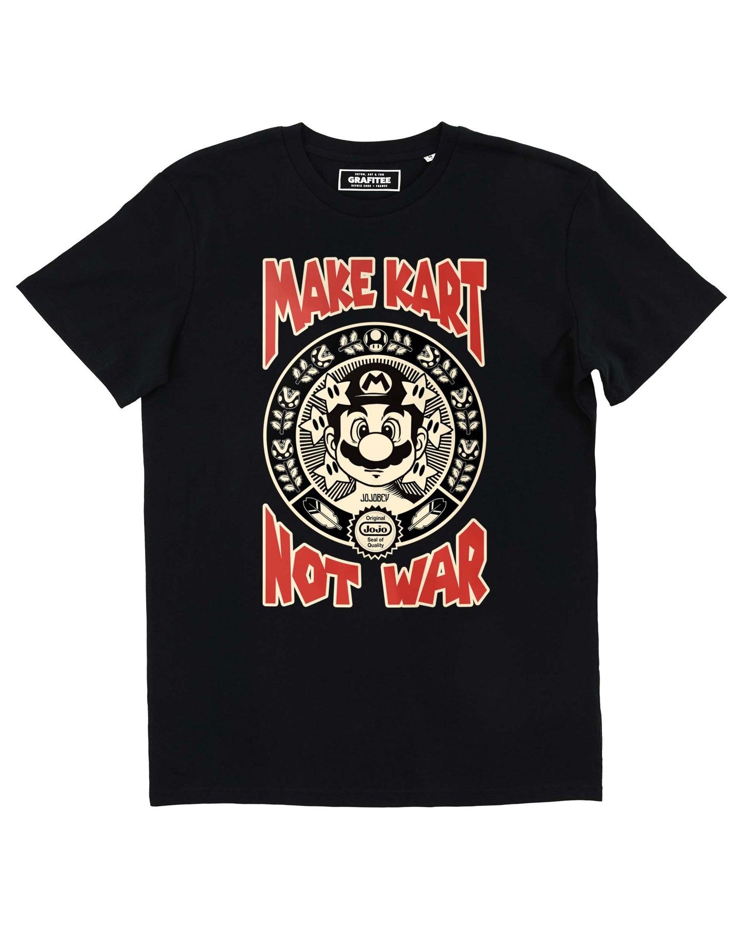 T-shirt unisex Mario Make Kart con stampa videogame