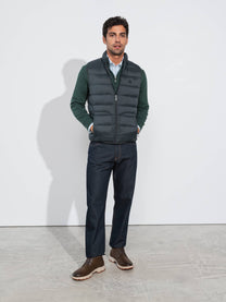 Gilet imbottito da uomo in nylon