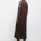 Abito midi con dettagli metallici e cut-out