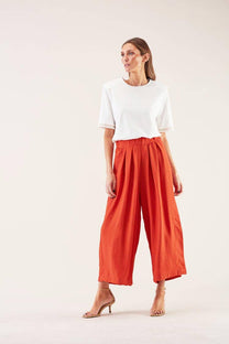 Pantaloni lunghi Pregas a palazzo