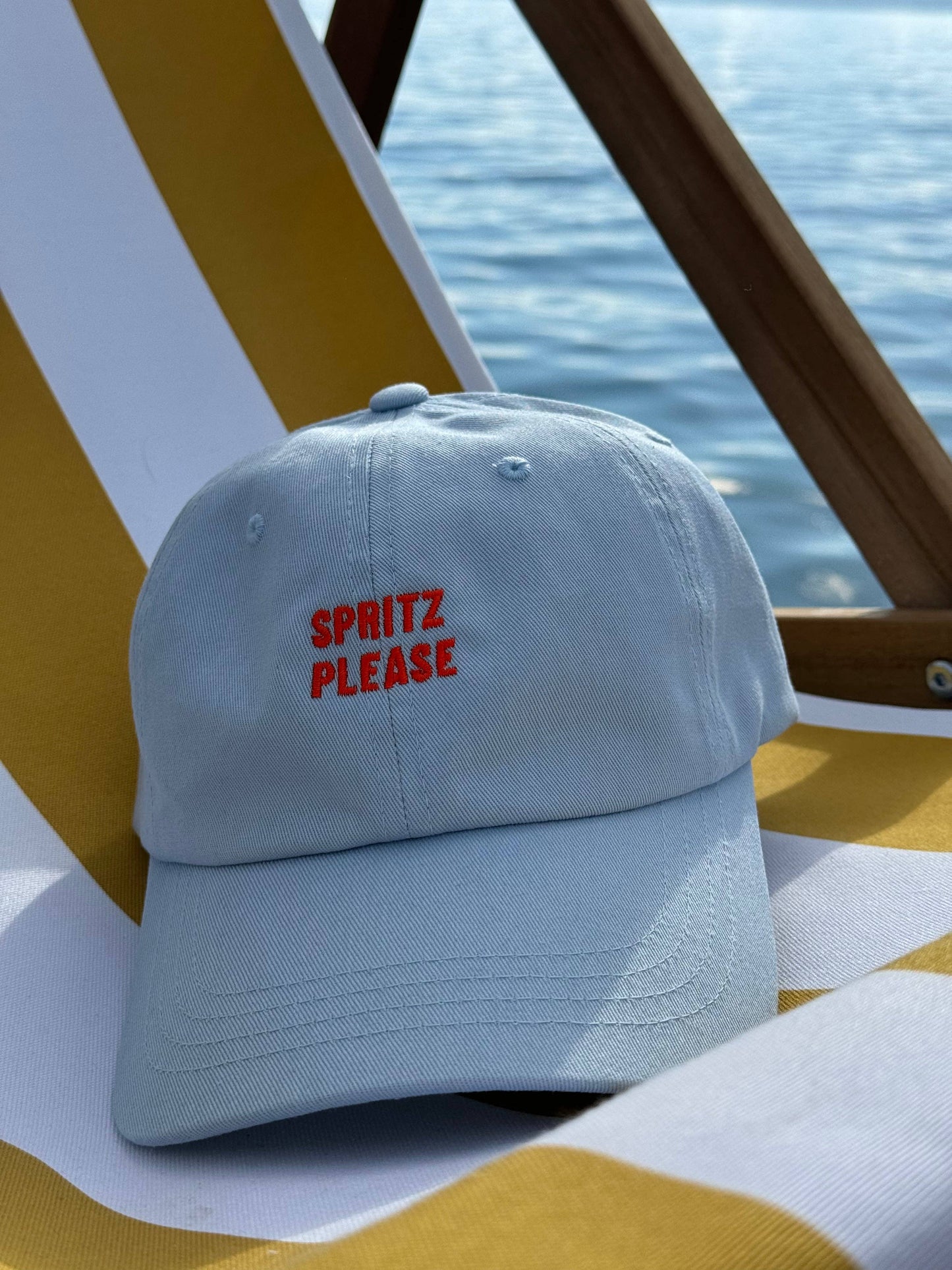 Cappellino da baseball ricamato “Spritz Please”