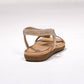 Sandali flat scintillanti con cinturini