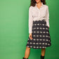 Camicia Rocio bianca in cotone con pieghe