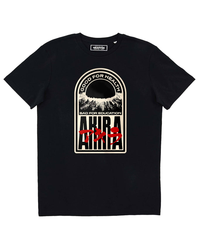 T-shirt unisex Akira nera in cotone biologico