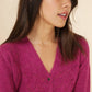 Cardigan Maddy in mohair traforato