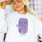 Felpa oversize con stampa sardine