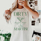 T-shirt oversize Dirty Martini con stampa grafica