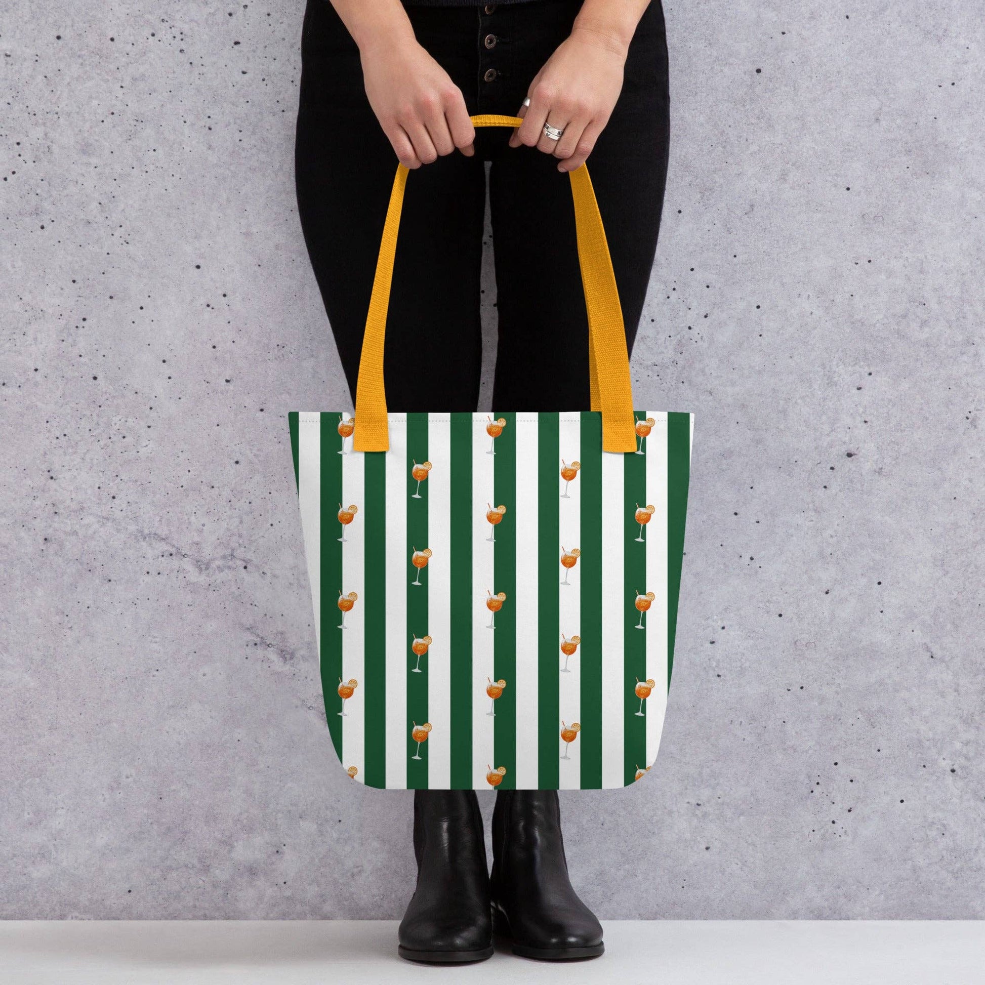 Borsa tote a righe Spritz