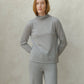Dolcevita relaxed in lana merino extra fine in maglia 3D