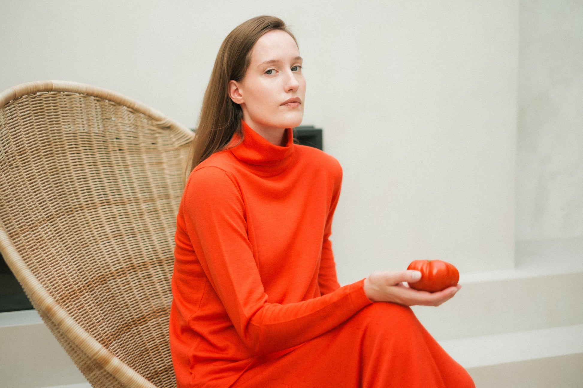 Dolcevita in lana merino extra fine da donna