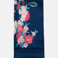 Foulard in raso stampato floreale