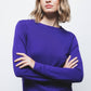 Maglione girocollo in maglia rasata