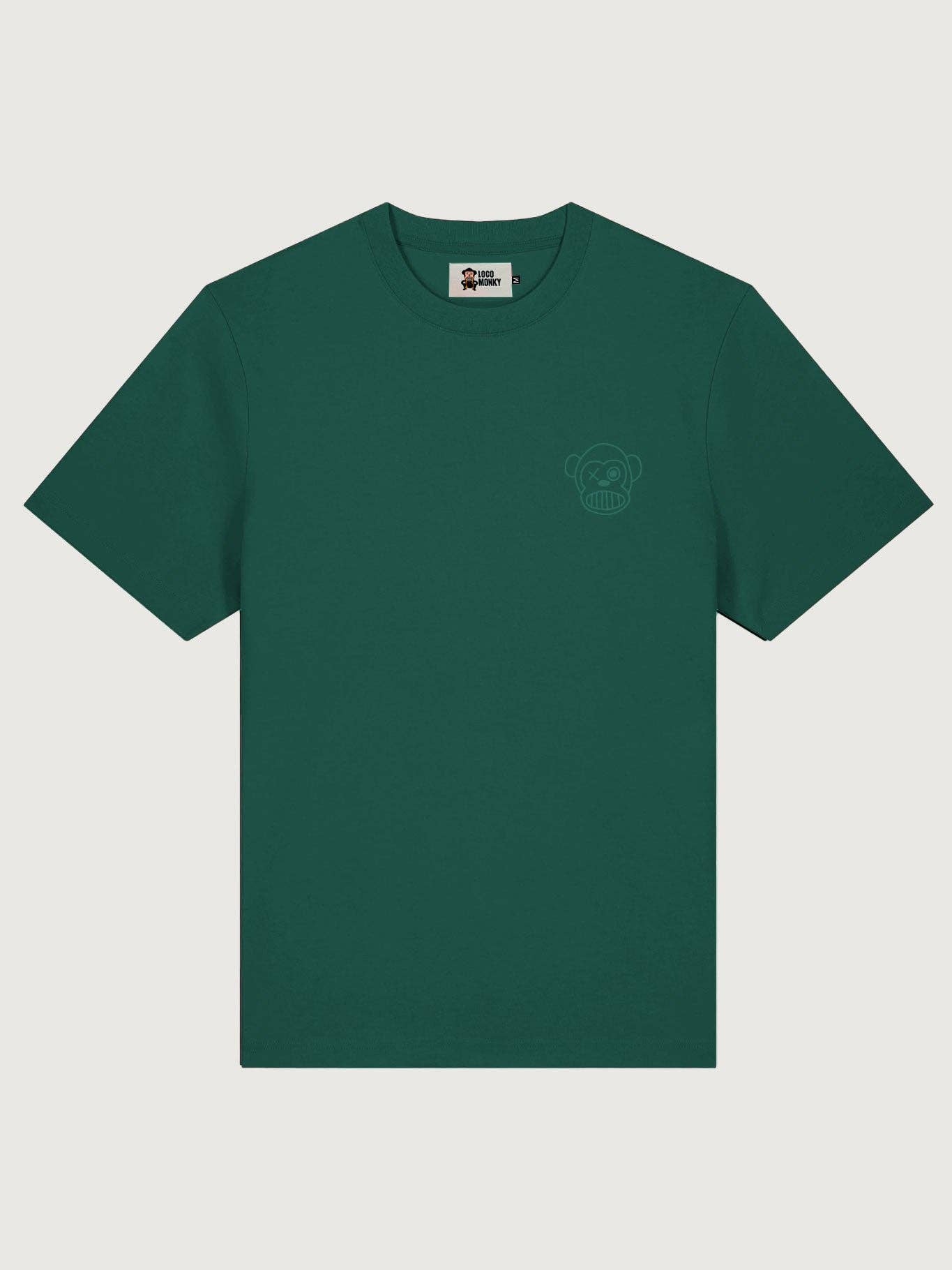 T-shirt Puro Loco B verde scuro LOCO MONKY