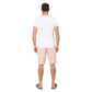 Pantaloncini estivi in cotone rosa con coulisse