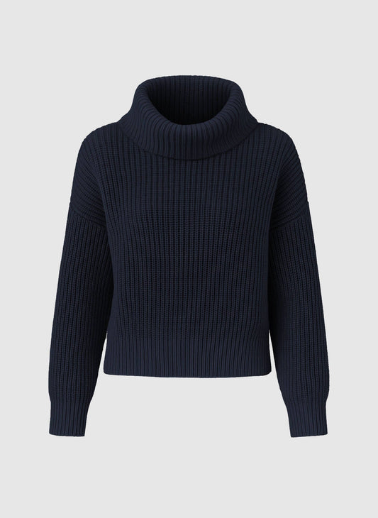 Maglione dolcevita Verena blu navy