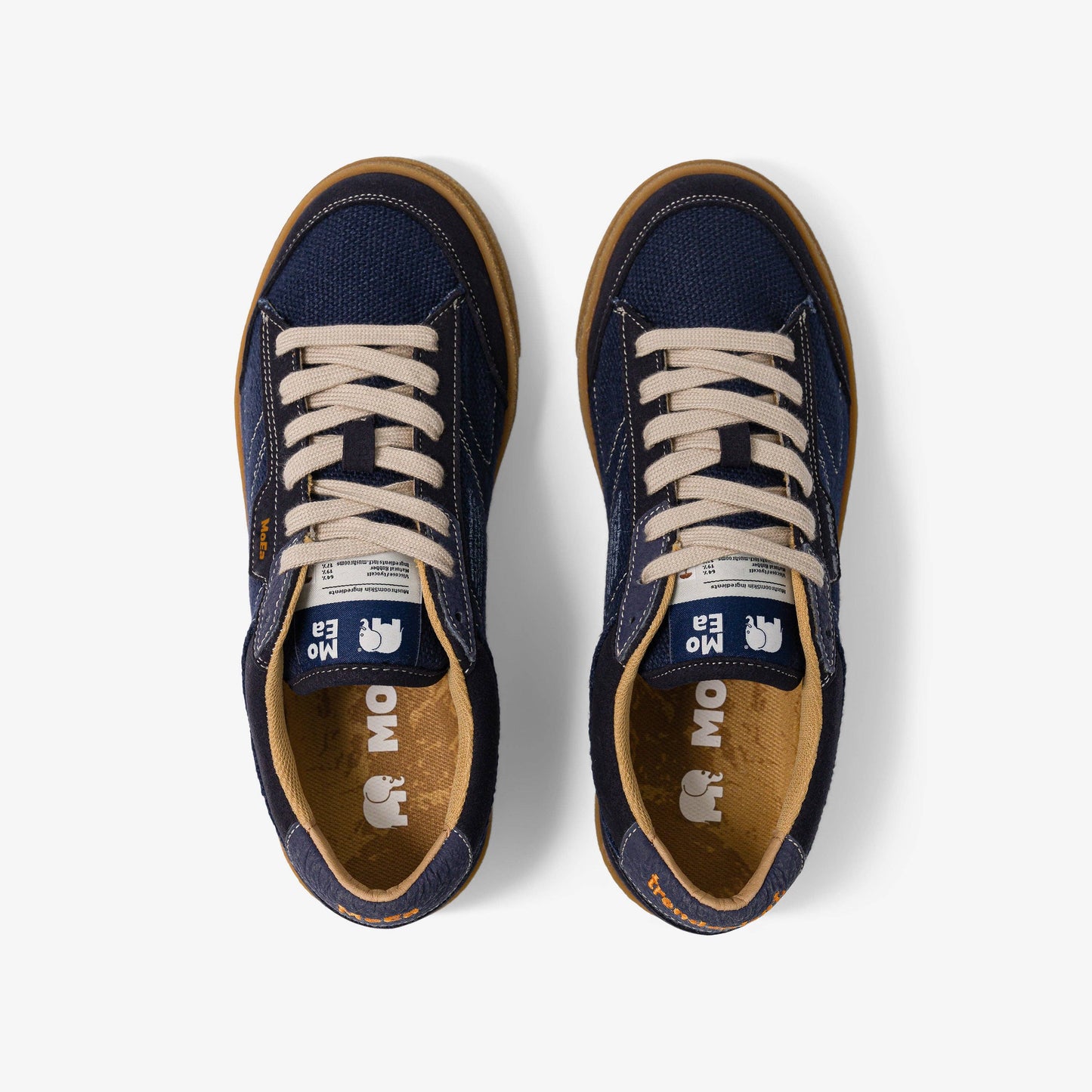 Sneakers vegane blu navy in pelle di fungo