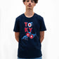 T-shirt Tokyo con grafica di cibo giapponese