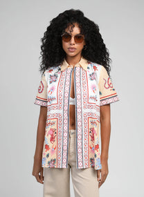 Camicia Lovegood color pesca