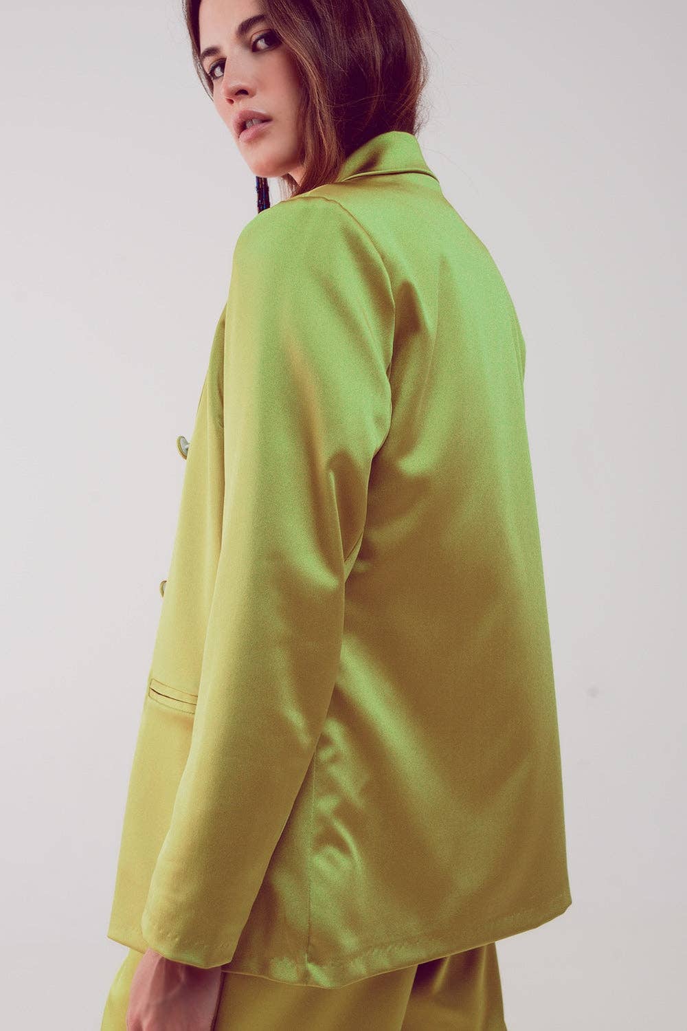 Blazer doppiopetto in poliestere SMF