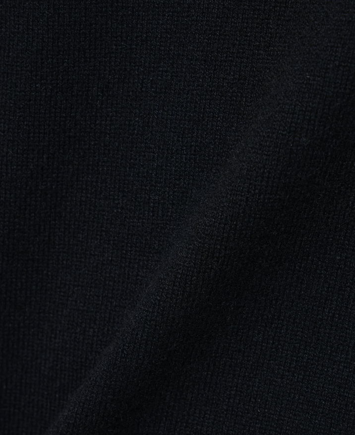 Cardigan mantella senza maniche in misto cashmere