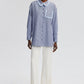 Camicia vichy con volant