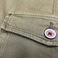 Pantaloni chino cargo oliva con tasche laterali