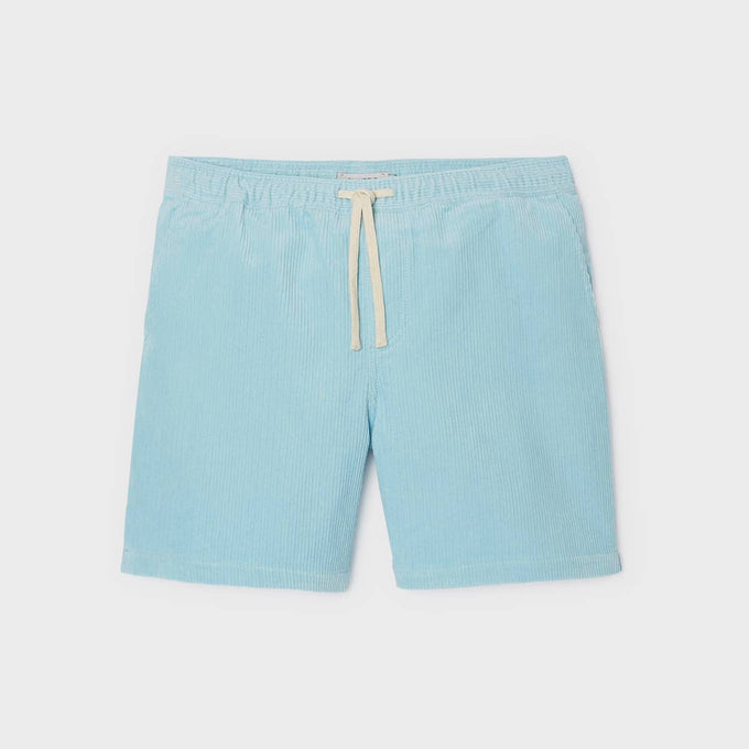 Pantaloncini in velluto a coste Beach Horizon azzurro cielo