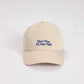 Cappellino beige ricamato “More Wine S’il Vous Plaît”