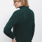Maglione a maglia strutturata con girocollo alto