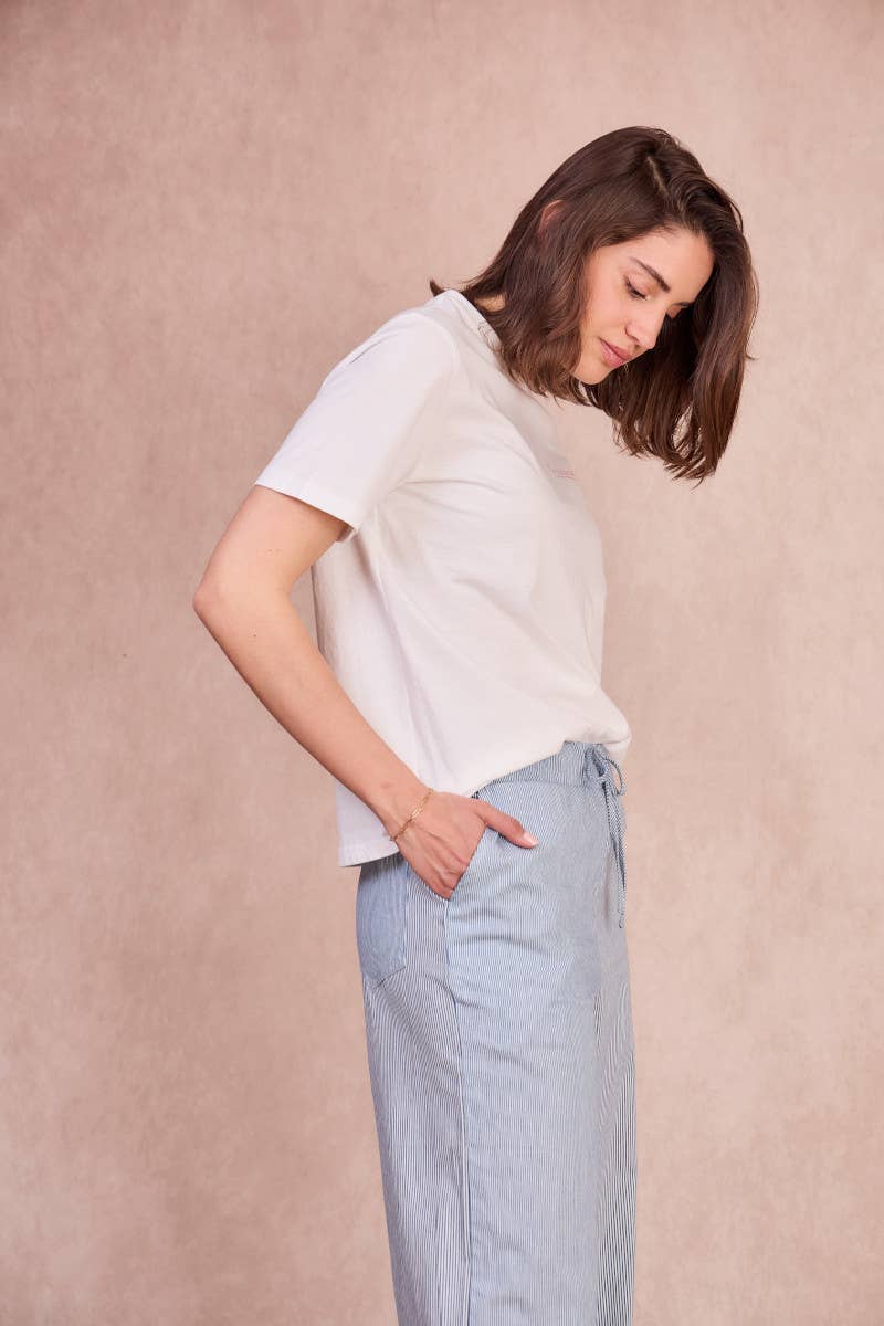 T-shirt Talia in cotone con stampa Farniente