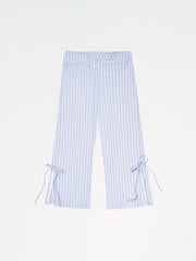 Pantaloni a Righe Blu Skyline
