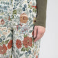 Pantaloni Phiona écru a fantasia floreale