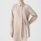 Tunica camicia a righe con cintura e fibbia