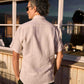 Camicia corta in lino Lido Nature