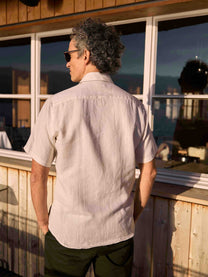 Camicia corta in lino Lido Nature