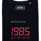 T-shirt Back to the Future con date iconiche