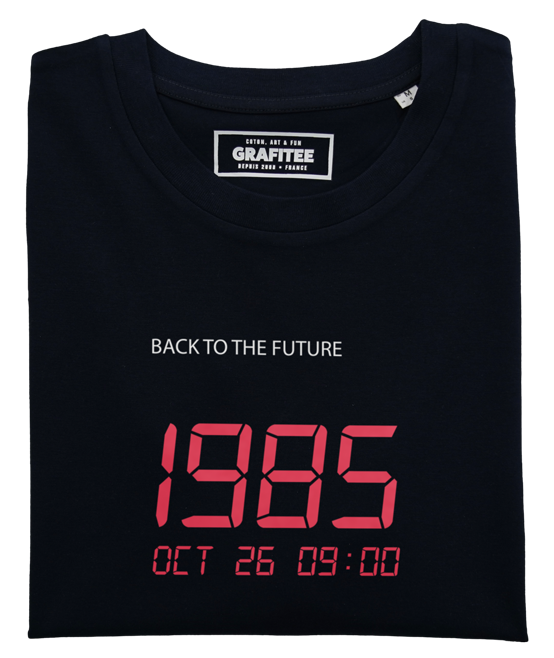 T-shirt Back to the Future con date iconiche