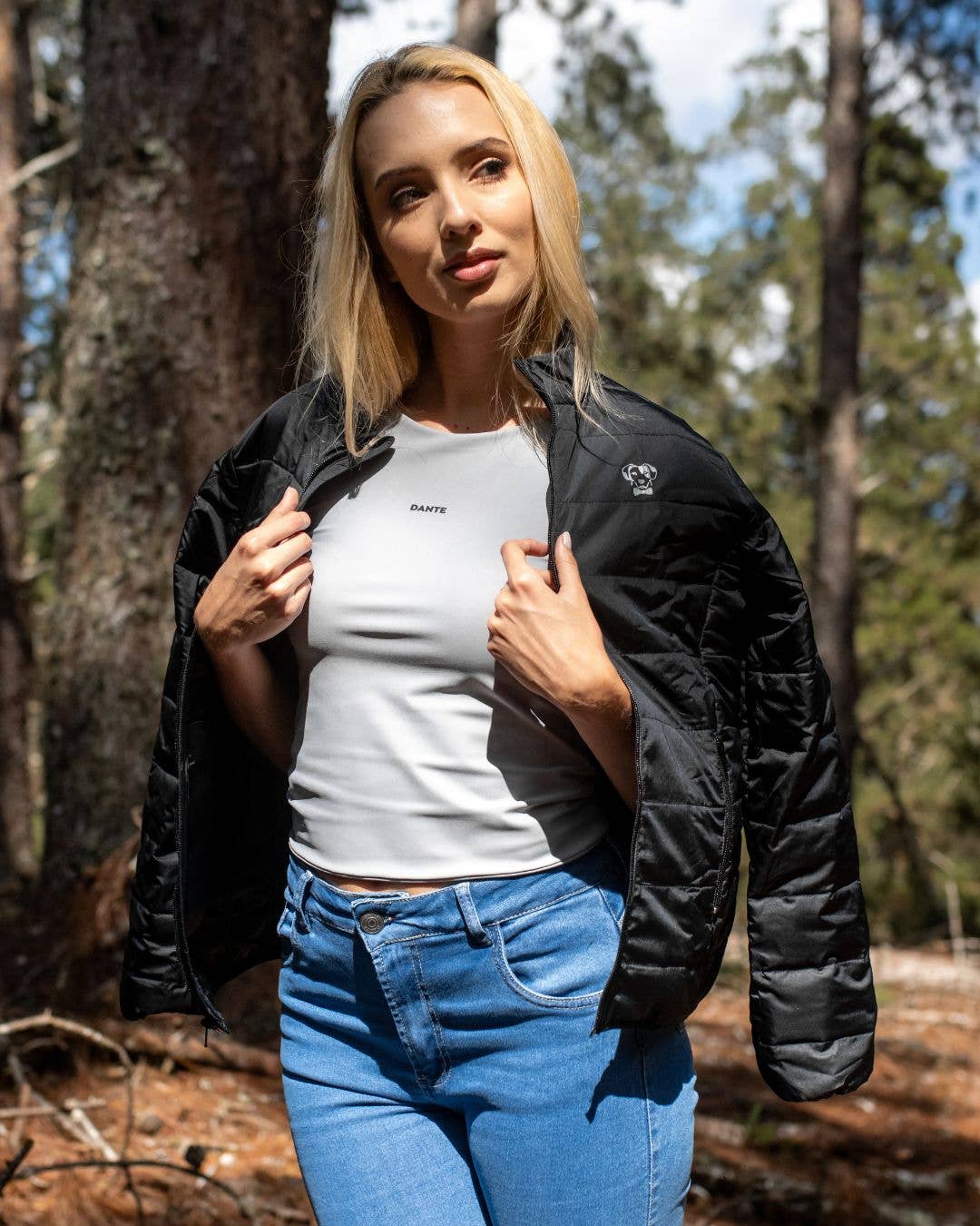 Top antimacchia grigio in lycra