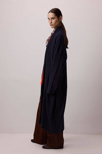 Cardigan lungo in maglia