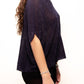 Mini kimono glitterato in maglia 3D