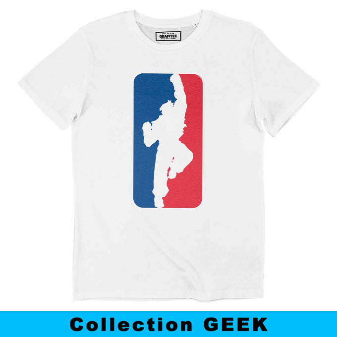 T-shirt unisex Street Fighter vs NBA in cotone biologico