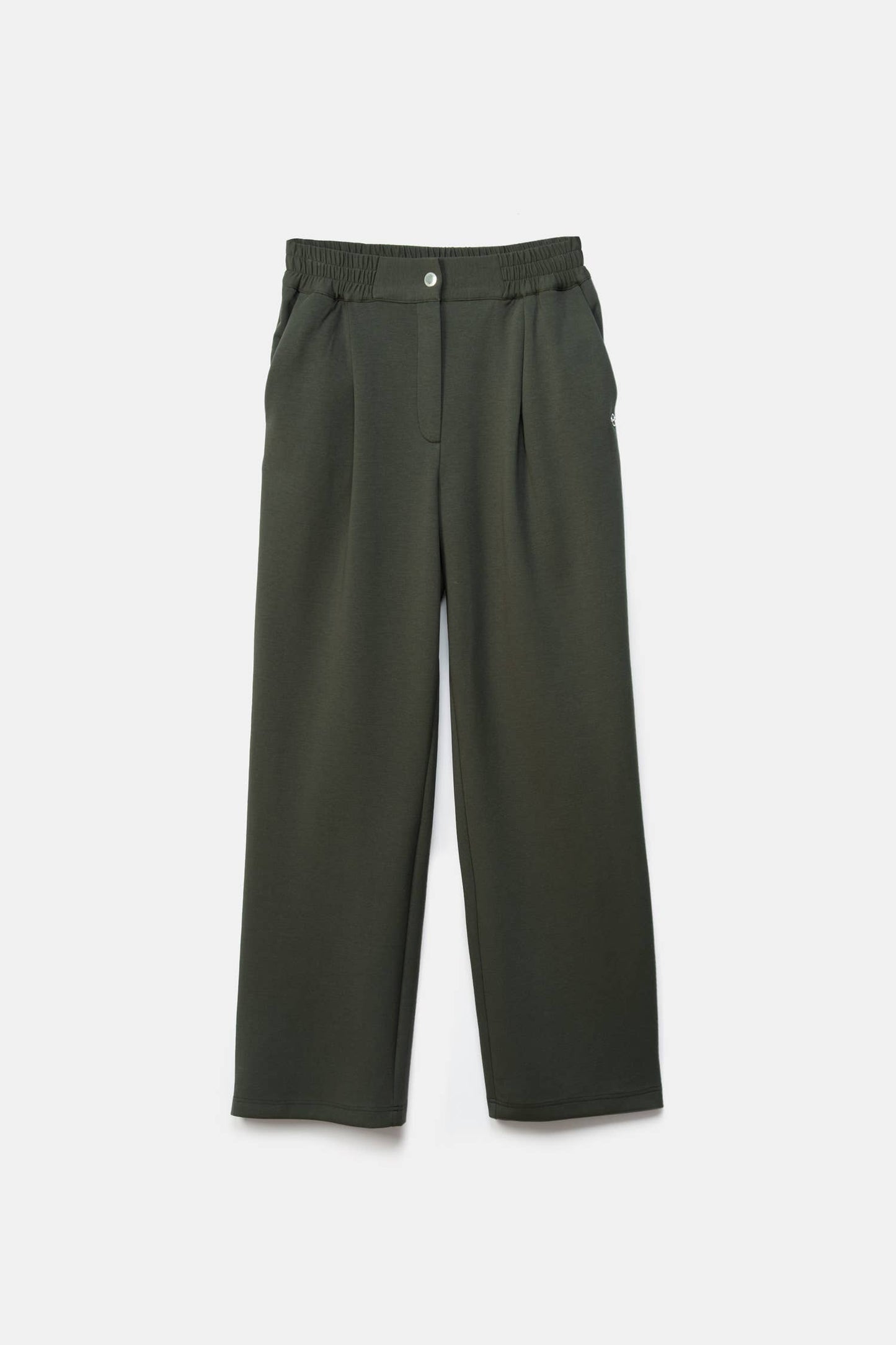 Pantaloni a palazzo con piega frontale