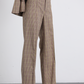 Pantaloni Chadrez a quadretti relaxed fit