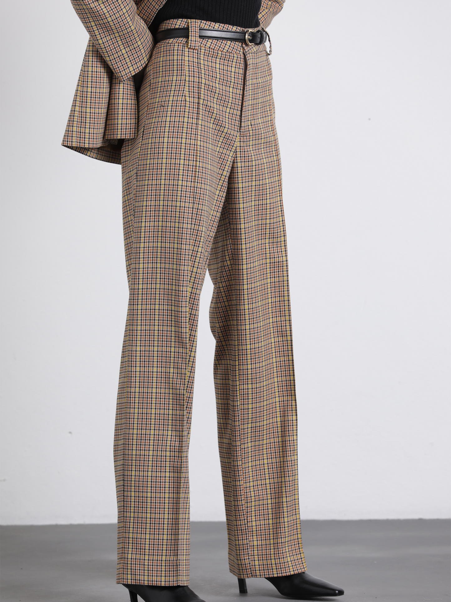 Pantaloni Chadrez a quadretti relaxed fit