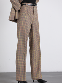 Pantaloni Chadrez a quadretti relaxed fit