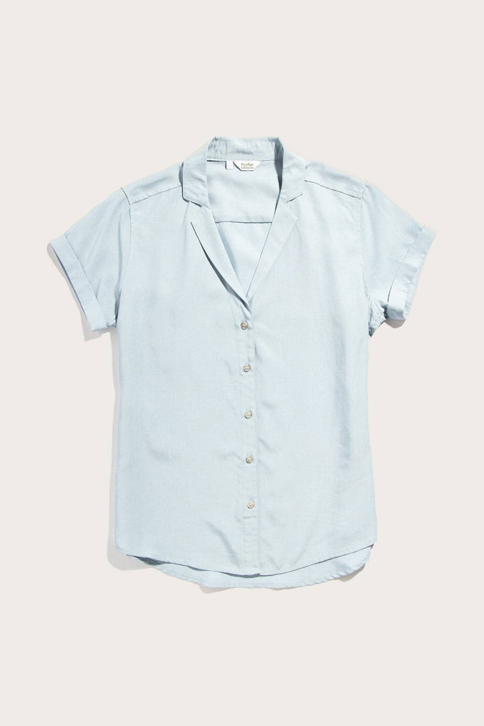 Camicia Innes a maniche corte azzurro cielo