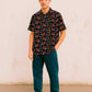 Camicia Happy Toads a maniche corte in viscosa